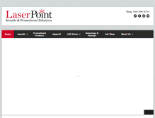 Tablet Screenshot of laserpointawards.com